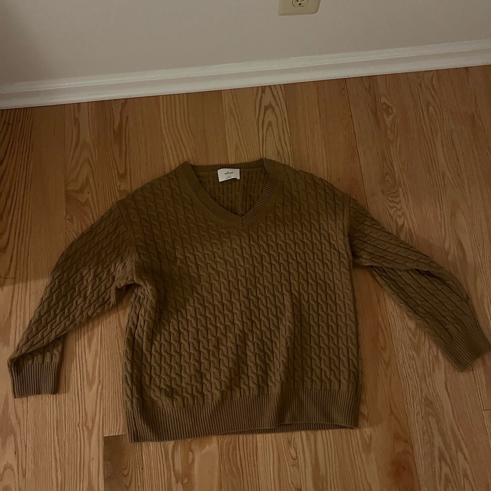 Aritzia corded sweater